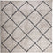 vidaXL - Vloerkleed - PAMPLONA - shaggy - hoogpolig - 240x240 - cm - beige - antraciet
