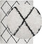 vidaXL - Vloerkleed - PAMPLONA - shaggy - hoogpolig - 300x400 - cm - crème - en - zwart