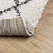 vidaXL - Vloerkleed - PAMPLONA - shaggy - hoogpolig - 300x400 - cm - crème - en - zwart