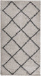 vidaXL - Vloerkleed - PAMPLONA - shaggy - hoogpolig - 60x110 - cm - beige - antraciet
