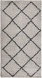 vidaXL - Vloerkleed - PAMPLONA - shaggy - hoogpolig - 80x150 - cm - beige - antraciet