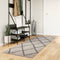 vidaXL - Vloerkleed - PAMPLONA - shaggy - hoogpolig - 80x250 - cm - beige - antraciet