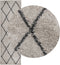 vidaXL - Vloerkleed - PAMPLONA - shaggy - hoogpolig - 80x250 - cm - beige - antraciet