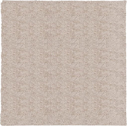 vidaXL - Vloerkleed - PAMPLONA - shaggy - hoogpolig - modern - 120x120 - cm - beige
