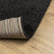 vidaXL - Vloerkleed - PAMPLONA - shaggy - hoogpolig - modern - 120x120 - cm - zwart