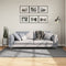 vidaXL - Vloerkleed - PAMPLONA - shaggy - hoogpolig - modern - 140x200 - cm - grijs