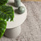 vidaXL - Vloerkleed - PAMPLONA - shaggy - hoogpolig - modern - 160x160 - cm - beige