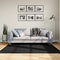 vidaXL - Vloerkleed - PAMPLONA - shaggy - hoogpolig - modern - 160x160 - cm - zwart
