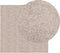vidaXL - Vloerkleed - PAMPLONA - shaggy - hoogpolig - modern - 160x160 - cm - beige
