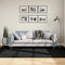 vidaXL - Vloerkleed - PAMPLONA - shaggy - hoogpolig - modern - 160x230 - cm - zwart