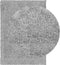 vidaXL - Vloerkleed - PAMPLONA - shaggy - hoogpolig - modern - 160x230 - cm - grijs