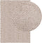 vidaXL - Vloerkleed - PAMPLONA - shaggy - hoogpolig - modern - 160x230 - cm - beige