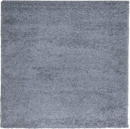 vidaXL - Vloerkleed - PAMPLONA - shaggy - hoogpolig - modern - 200x200 - cm - blauw