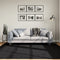 vidaXL - Vloerkleed - PAMPLONA - shaggy - hoogpolig - modern - 200x200 - cm - zwart