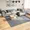 vidaXL - Vloerkleed - PAMPLONA - shaggy - hoogpolig - modern - 240x240 - cm - grijs