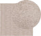 vidaXL - Vloerkleed - PAMPLONA - shaggy - hoogpolig - modern - 240x240 - cm - beige
