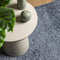 vidaXL - Vloerkleed - PAMPLONA - shaggy - hoogpolig - modern - 60x110 - cm - blauw