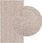 vidaXL - Vloerkleed - PAMPLONA - shaggy - hoogpolig - modern - 60x110 - cm - beige
