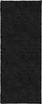 vidaXL - Vloerkleed - PAMPLONA - shaggy - hoogpolig - modern - 80x200 - cm - zwart