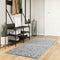 vidaXL - Vloerkleed - PAMPLONA - shaggy - hoogpolig - modern - 80x200 - cm - grijs