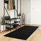 vidaXL - Vloerkleed - PAMPLONA - shaggy - hoogpolig - modern - 80x200 - cm - zwart