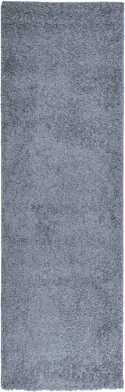vidaXL - Vloerkleed - PAMPLONA - shaggy - hoogpolig - modern - 80x250 - cm - blauw