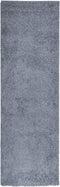 vidaXL - Vloerkleed - PAMPLONA - shaggy - hoogpolig - modern - 80x250 - cm - blauw
