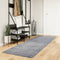 vidaXL - Vloerkleed - PAMPLONA - shaggy - hoogpolig - modern - 80x250 - cm - blauw