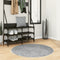 vidaXL - Vloerkleed - PAMPLONA - shaggy - hoogpolig - modern - Ø - 100 - cm - grijs