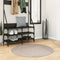 vidaXL - Vloerkleed - PAMPLONA - shaggy - hoogpolig - modern - Ø - 100 - cm - beige