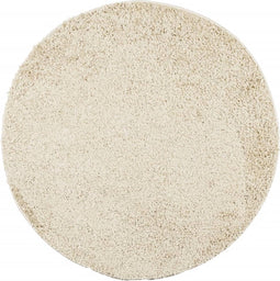 vidaXL - Vloerkleed - PAMPLONA - shaggy - hoogpolig - modern - Ø - 120 - cm - goudkleur