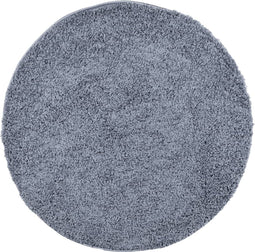vidaXL - Vloerkleed - PAMPLONA - shaggy - hoogpolig - modern - Ø - 120 - cm - blauw