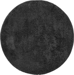 vidaXL - Vloerkleed - PAMPLONA - shaggy - hoogpolig - modern - Ø - 120 - cm - antraciet