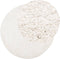 vidaXL - Vloerkleed - PAMPLONA - shaggy - hoogpolig - modern - Ø - 120 - cm - crèmekleur