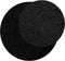 vidaXL - Vloerkleed - PAMPLONA - shaggy - hoogpolig - modern - Ø - 120 - cm - zwart