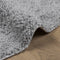 vidaXL - Vloerkleed - PAMPLONA - shaggy - hoogpolig - modern - Ø - 120 - cm - grijs