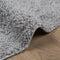 vidaXL - Vloerkleed - PAMPLONA - shaggy - hoogpolig - modern - Ø - 160 - cm - grijs