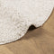 vidaXL - Vloerkleed - PAMPLONA - shaggy - hoogpolig - modern - Ø - 160 - cm - crèmekleur