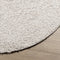 vidaXL - Vloerkleed - PAMPLONA - shaggy - hoogpolig - modern - Ø - 160 - cm - crèmekleur