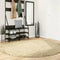 vidaXL - Vloerkleed - PAMPLONA - shaggy - hoogpolig - modern - Ø - 200 - cm - goudkleur