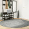 vidaXL - Vloerkleed - PAMPLONA - shaggy - hoogpolig - modern - Ø - 200 - cm - groen