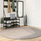 vidaXL - Vloerkleed - PAMPLONA - shaggy - hoogpolig - modern - Ø - 200 - cm - beige