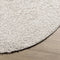 vidaXL - Vloerkleed - PAMPLONA - shaggy - hoogpolig - modern - Ø - 200 - cm - crèmekleur
