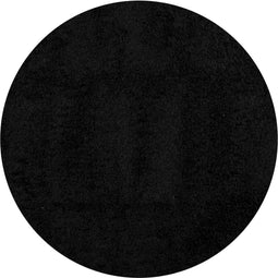 vidaXL - Vloerkleed - PAMPLONA - shaggy - hoogpolig - modern - Ø - 240 - cm - zwart