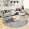vidaXL - Vloerkleed - PAMPLONA - shaggy - hoogpolig - modern - Ø - 240 - cm - blauw