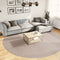 vidaXL - Vloerkleed - PAMPLONA - shaggy - hoogpolig - modern - Ø - 280 - cm - beige