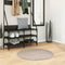 vidaXL - Vloerkleed - PAMPLONA - shaggy - hoogpolig - modern - Ø - 80 - cm - beige