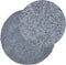 vidaXL - Vloerkleed - PAMPLONA - shaggy - hoogpolig - modern - Ø - 80 - cm - blauw