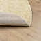 vidaXL - Vloerkleed - PAMPLONA - shaggy - hoogpolig - modern - Ø - 80 - cm - goudkleurig