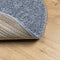 vidaXL - Vloerkleed - PAMPLONA - shaggy - hoogpolig - modern - Ø - 80 - cm - blauw